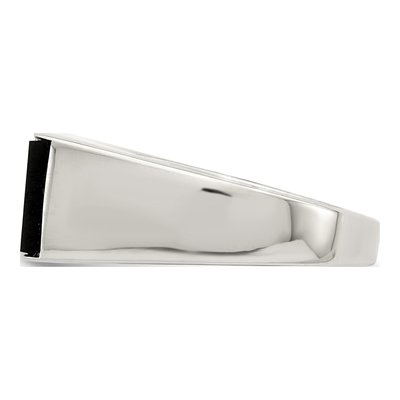 Men's Sterling Silver Onyx & CZ Ring – view 5