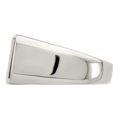 Men's Sterling Silver Onyx Ring – view 5