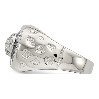 Men's Sterling Silver CZ Ring – view 5