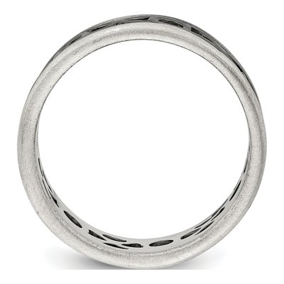 Men's Sterling Silver X&o Design Ring – view 3