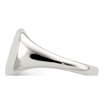 Men's Sterling Silver Signet Ring – view 4