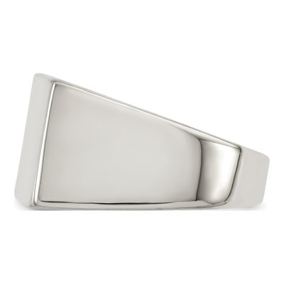 Men's Sterling Silver Signet Ring – view 4