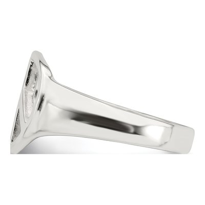 Sterling Silver Peace Sign Ring – view 5