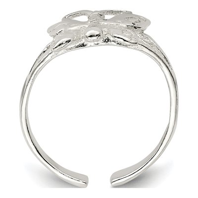 Sterling Silver Fancy Toe Ring – view 3