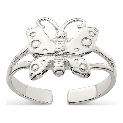 Sterling Silver Fancy Toe Ring