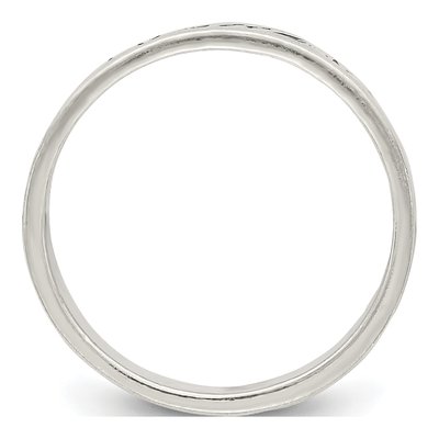 Sterling Silver Antiqued Faith Ring – view 3