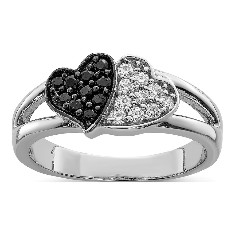 Sterling Silver CZ Heart Ring