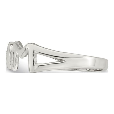 Sterling Silver CZ Mom Ring – view 4