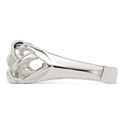 Sterling Silver Celtic Weave Ring – view 4