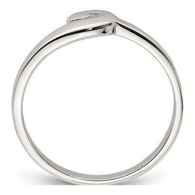 Sterling Silver Swirl Ring – view 3