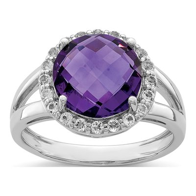 Sterling Silver Amethyst Ring