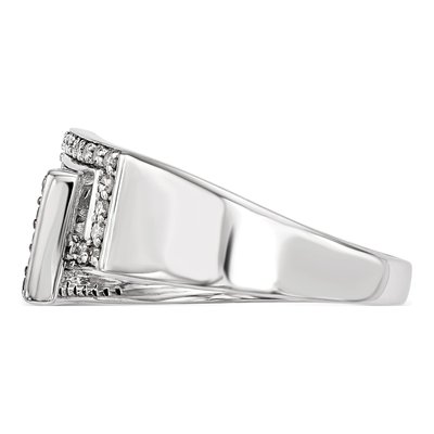 Sterling Silver 0.45 ct tw Diamond Ring – view 3