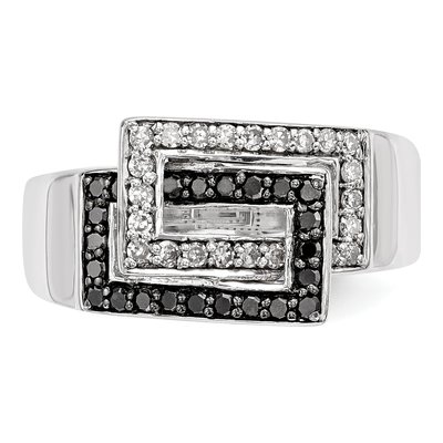 Sterling Silver 0.45 ct tw Diamond Ring – view 4