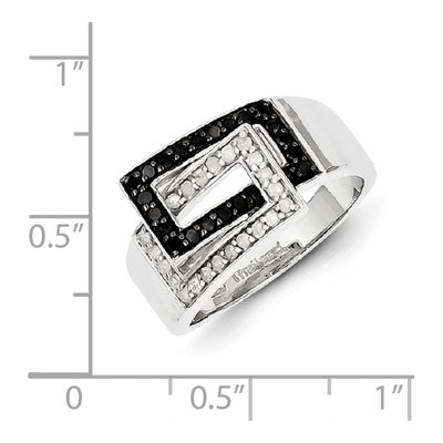 Sterling Silver 0.45 ct tw Diamond Ring – view 5