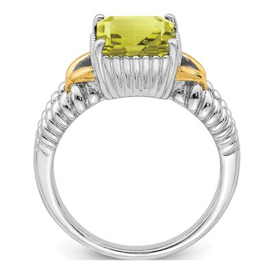 Sterling Silver Lemon Quartz Ring – view 3