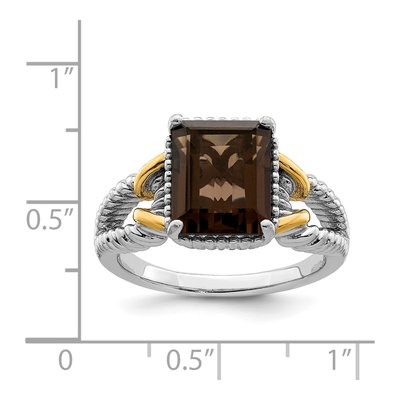 Sterling Silver Smoky Quartz Ring – view 5