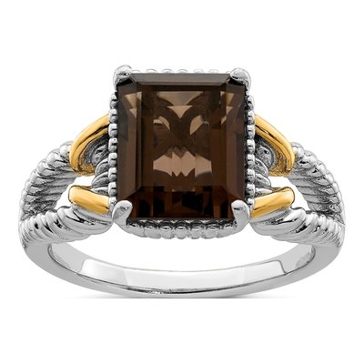 Sterling Silver Smoky Quartz Ring