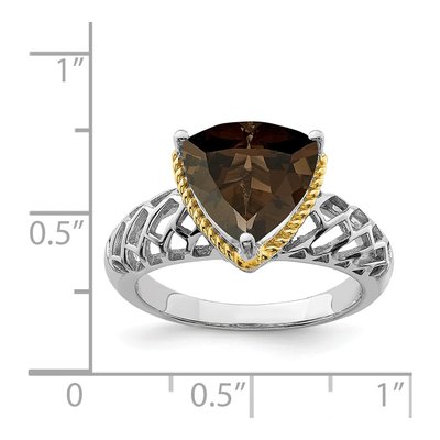 Sterling Silver Smoky Quartz Ring – view 4