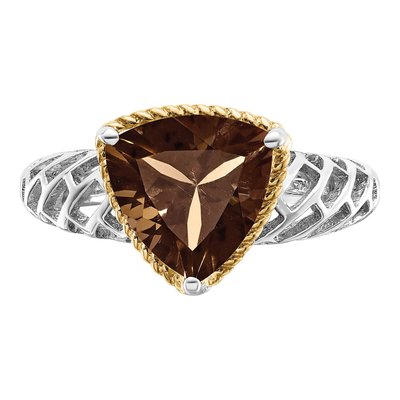 Sterling Silver Smoky Quartz Ring – view 5