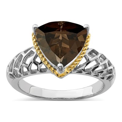 Sterling Silver Smoky Quartz Ring