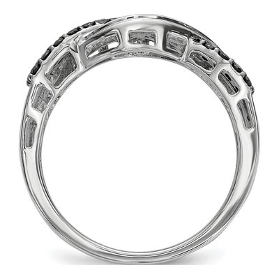 Sterling Silver 1/2 ct tw Diamond Ring – view 2