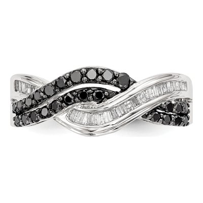 Sterling Silver 1/2 ct tw Diamond Ring – view 4