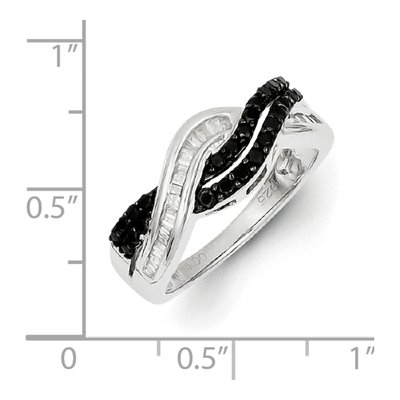 Sterling Silver 1/2 ct tw Diamond Ring – view 5