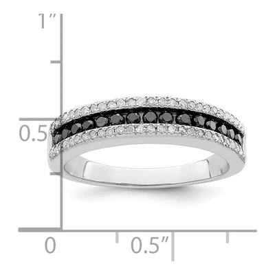 Sterling Silver 0.52 ct tw Diamond Ring – view 6