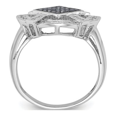 Sterling Silver 0.35 ct tw Diamond Ring – view 2