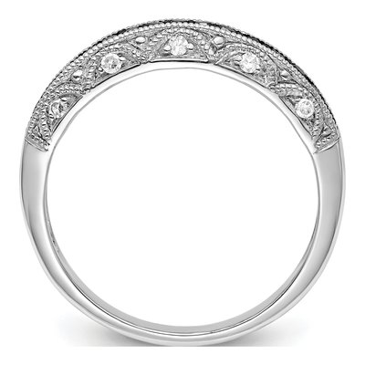 Sterling Silver 0.26 ct tw Diamond Ring – view 3
