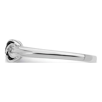 Sterling Silver 1/20 ct tw Natural or Lab-Grown Diamond Ring – view 4
