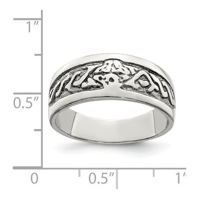 Sterling Silver Antiqued Ring – view 3