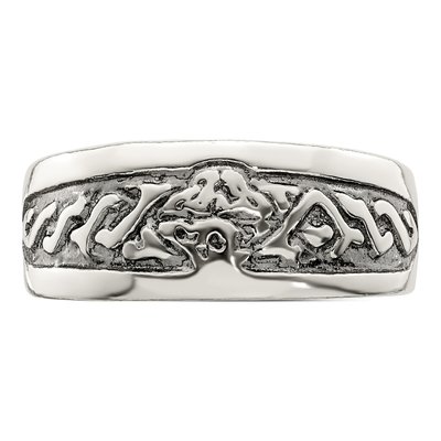 Sterling Silver Antiqued Ring – view 5