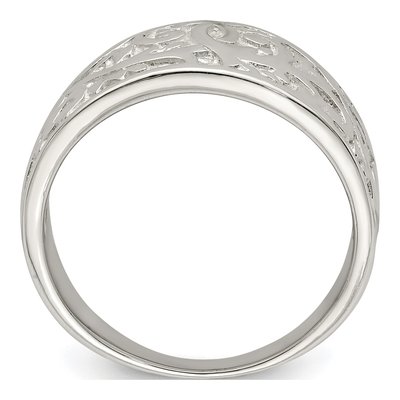 Sterling Silver Swirl Ring – view 3