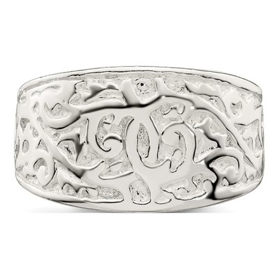 Sterling Silver Swirl Ring – view 6