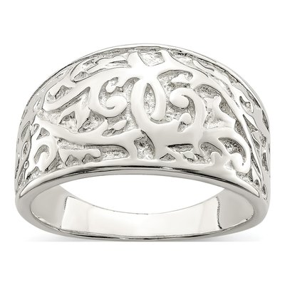 Sterling Silver Swirl Ring