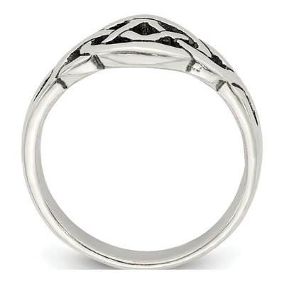 Sterling Silver Antiqued Ring – view 3