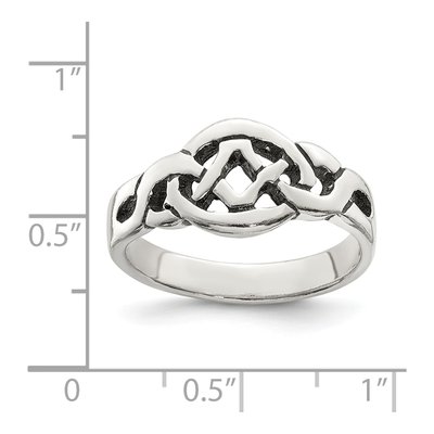 Sterling Silver Antiqued Ring – view 4