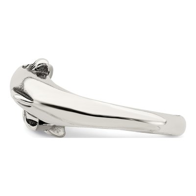 Sterling Silver Dolphin Ring – view 5