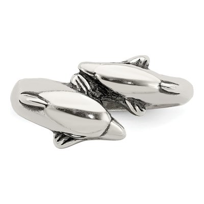 Sterling Silver Dolphin Ring – view 6