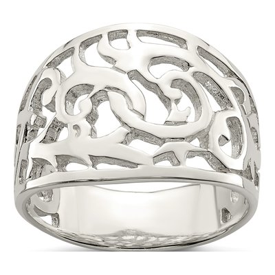 Sterling Silver Swirl Ring