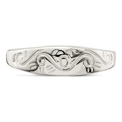 Sterling Silver Swirl Ring – view 6