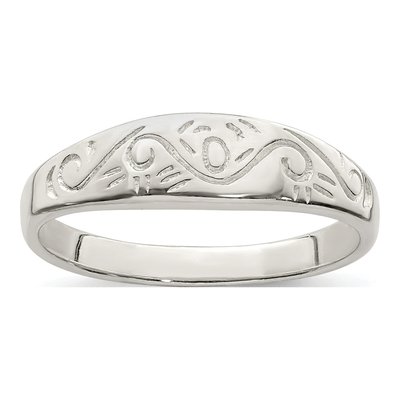 Sterling Silver Swirl Ring