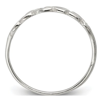 Sterling Silver Heart Ring – view 3