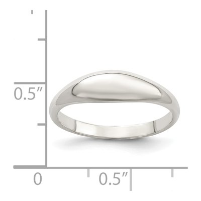 Sterling Silver Domed Ring – view 4