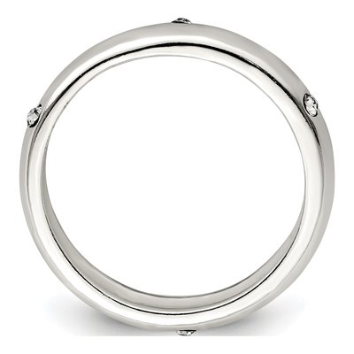 Sterling Silver Crystal Stellux Ring – view 3