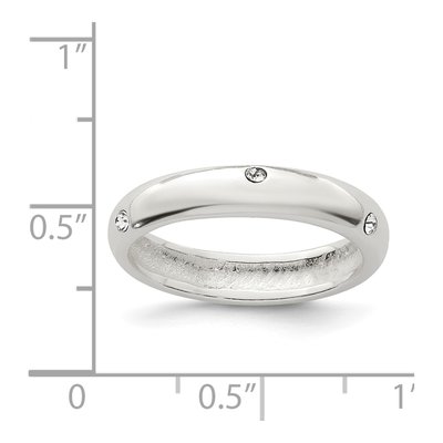 Sterling Silver Crystal Stellux Ring – view 4