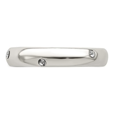 Sterling Silver Crystal Stellux Ring – view 5