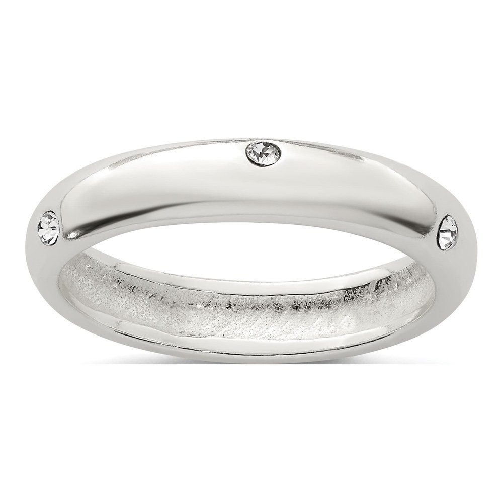 Sterling Silver Stellux Crystal Ring