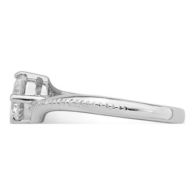 Sterling Silver CZ Promise Ring – view 5